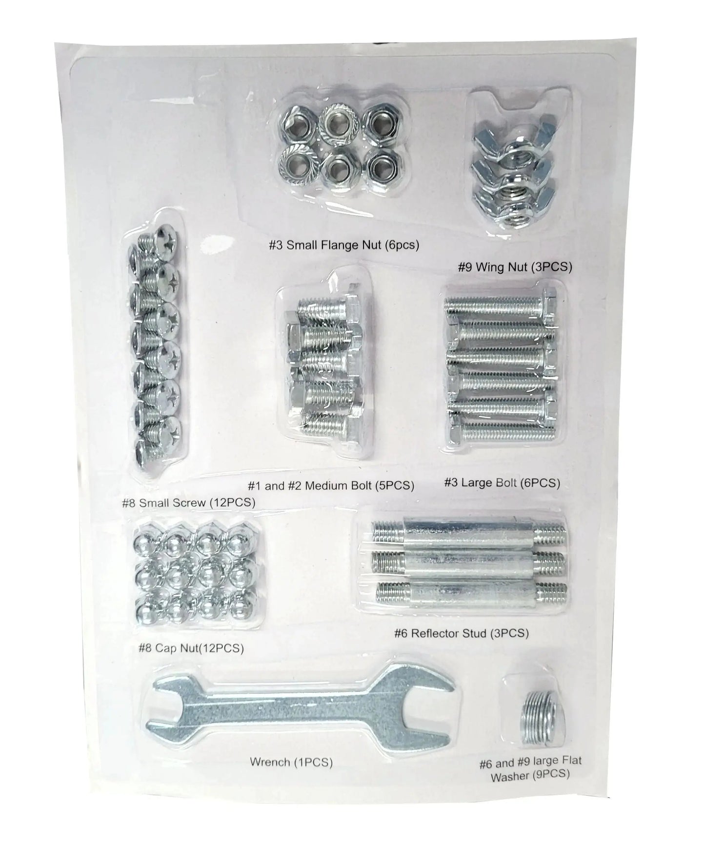 Lux Series Patio Heater Hardware Pack Fire Sense/Balkene Home with nuts bolts washers and wrench on Tampa Home & Garden Store