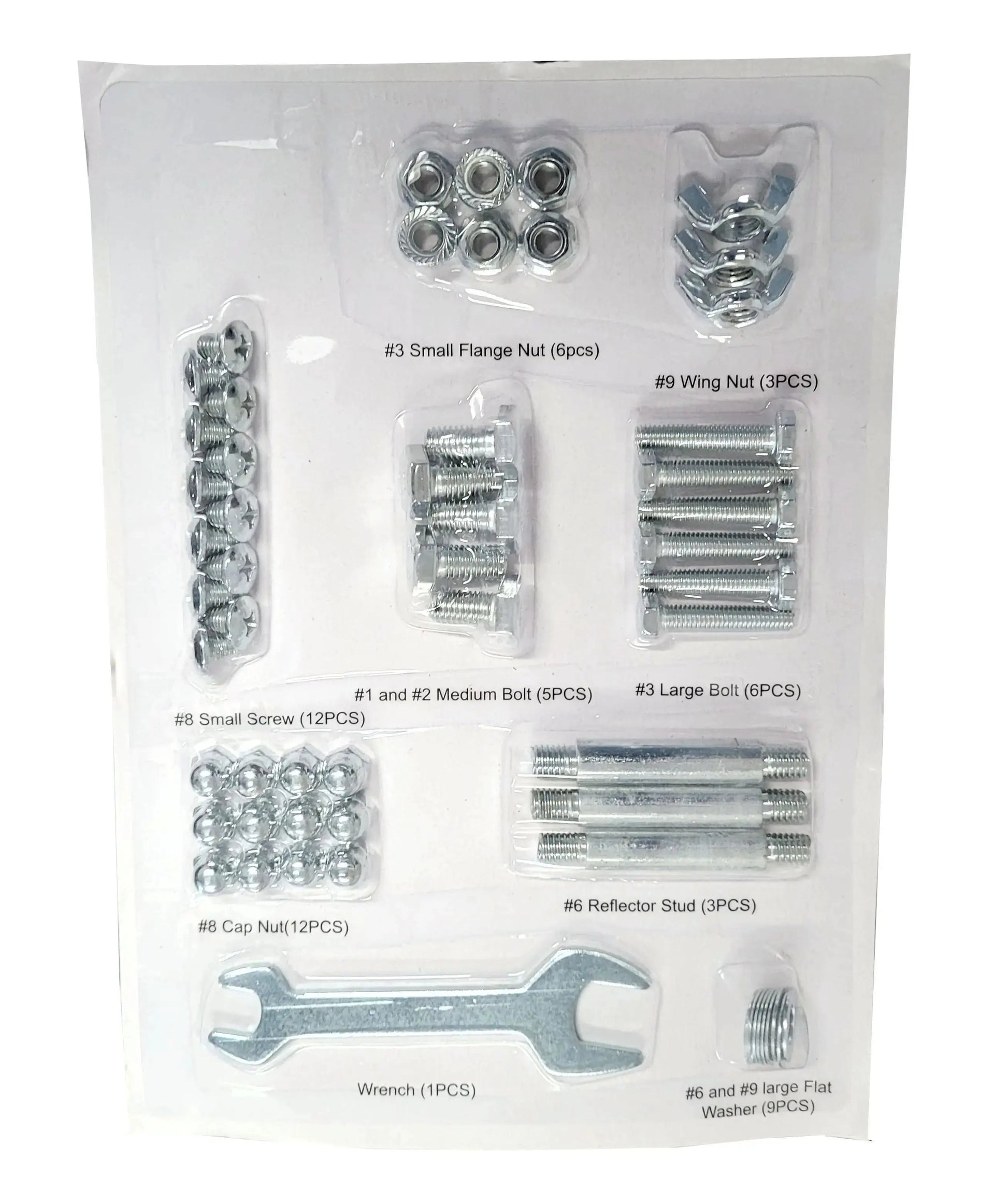 Lux Series Patio Heater Hardware Pack Fire Sense/Balkene Home with nuts bolts washers and wrench on Tampa Home & Garden Store