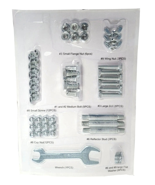 Lux Series Patio Heater Hardware Pack Fire Sense/Balkene Home with nuts bolts washers and wrench on Tampa Home & Garden Store