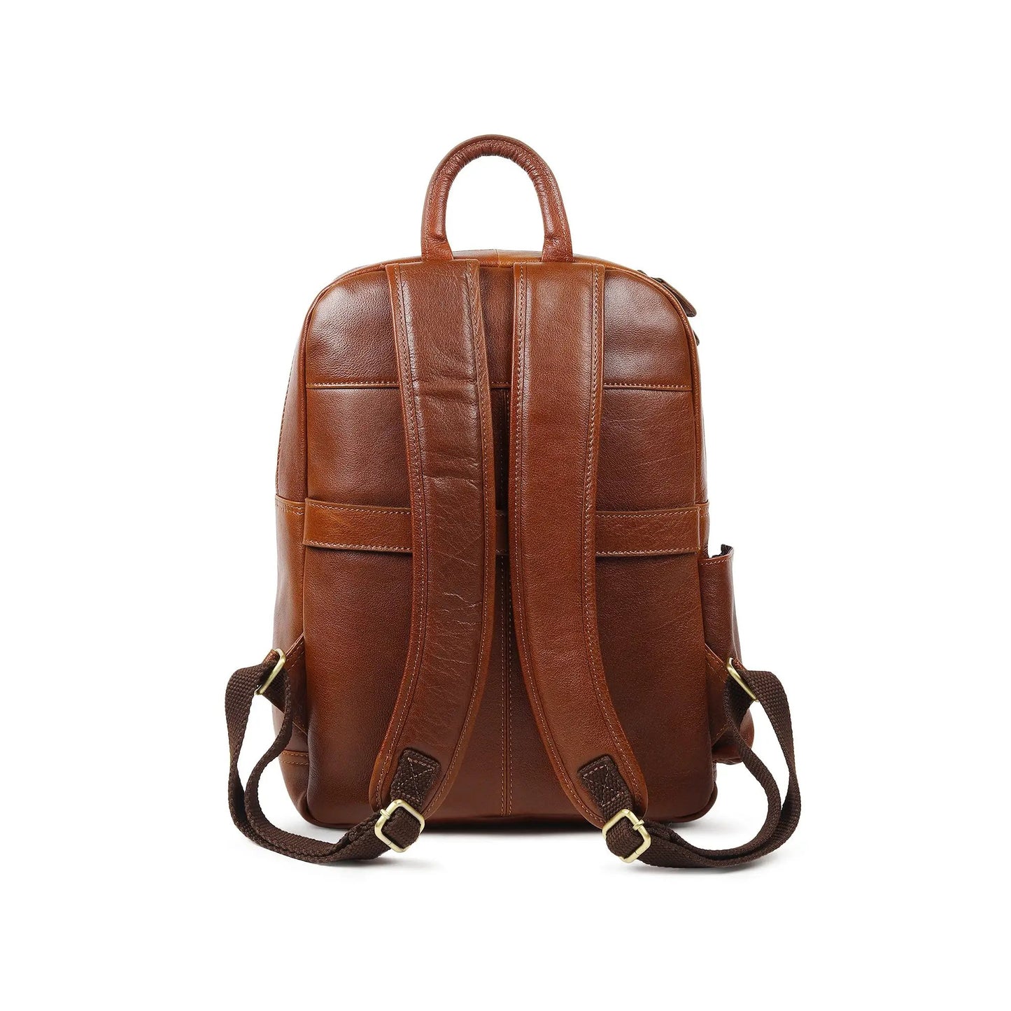 Luxury Italian Leather Backpack, Tan - Tampa Home & Garden Store