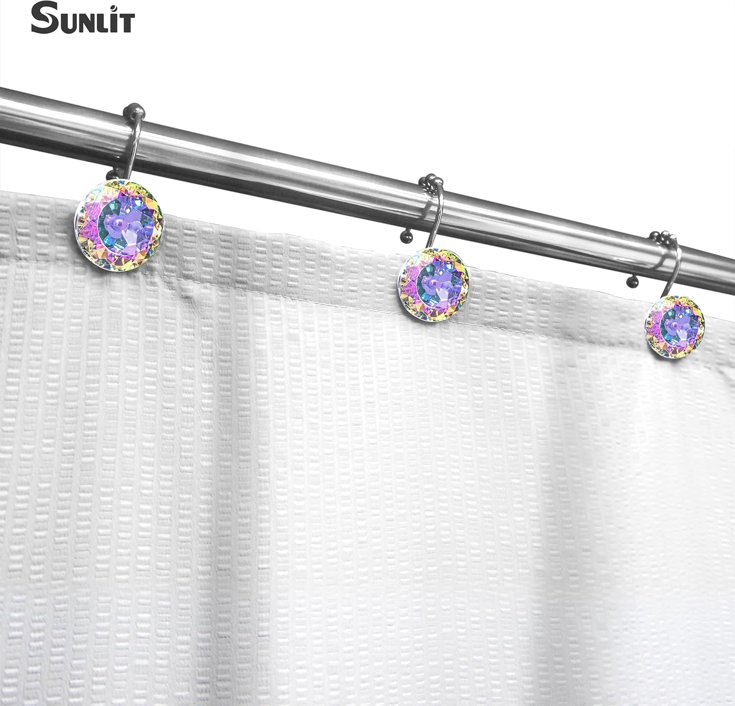 Luxury Oil-Rubbed Shower Curtain Hooks – Rust-Resistant, Easy Glide, Heavy Duty – Set of 12 - Tampa Home & Garden Store