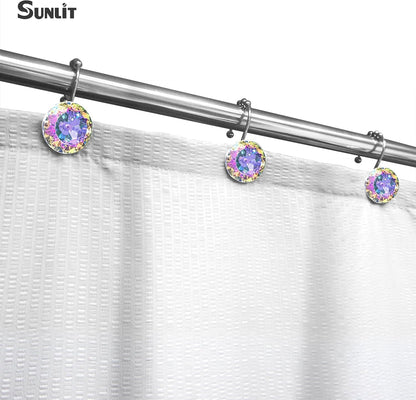 Luxury Oil-Rubbed Shower Curtain Hooks – Rust-Resistant, Easy Glide, Heavy Duty – Set of 12 - Tampa Home & Garden Store