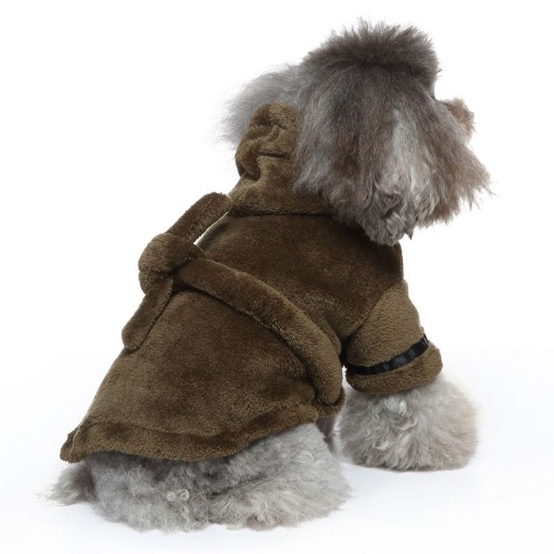 Luxury Soft Pet Dog Puppy Hooded Bathrobe - Tampa Home & Garden Store