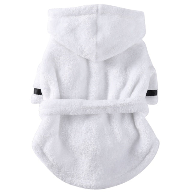 Luxury Soft Pet Dog Puppy Hooded Bathrobe - Tampa Home & Garden Store