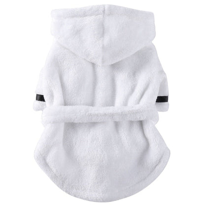 Luxury Soft Pet Dog Puppy Hooded Bathrobe - Tampa Home & Garden Store