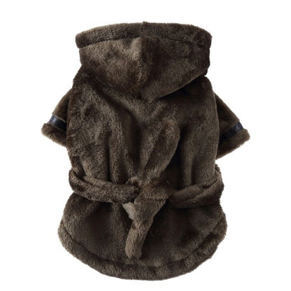 Luxury Soft Pet Dog Puppy Hooded Bathrobe - Tampa Home & Garden Store