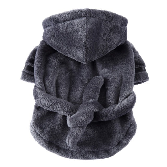 Luxury Soft Pet Dog Puppy Hooded Bathrobe - Tampa Home & Garden Store