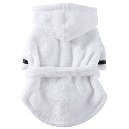 Luxury Soft Pet Dog Puppy Hooded Bathrobe - Tampa Home & Garden Store