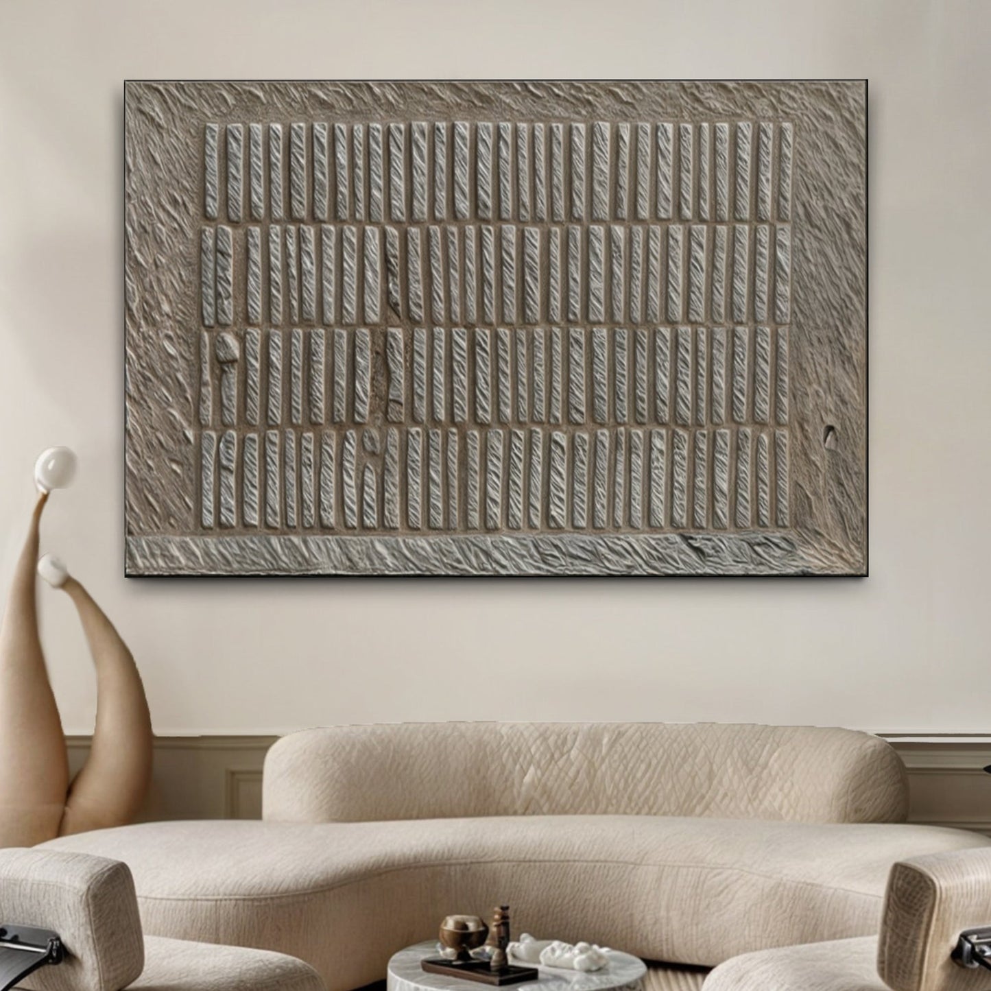 Modern Stone Pattern Wall Art canvas Tailored Canvases, gray textured stone crafting canvas on Tampa Home & Garden Store