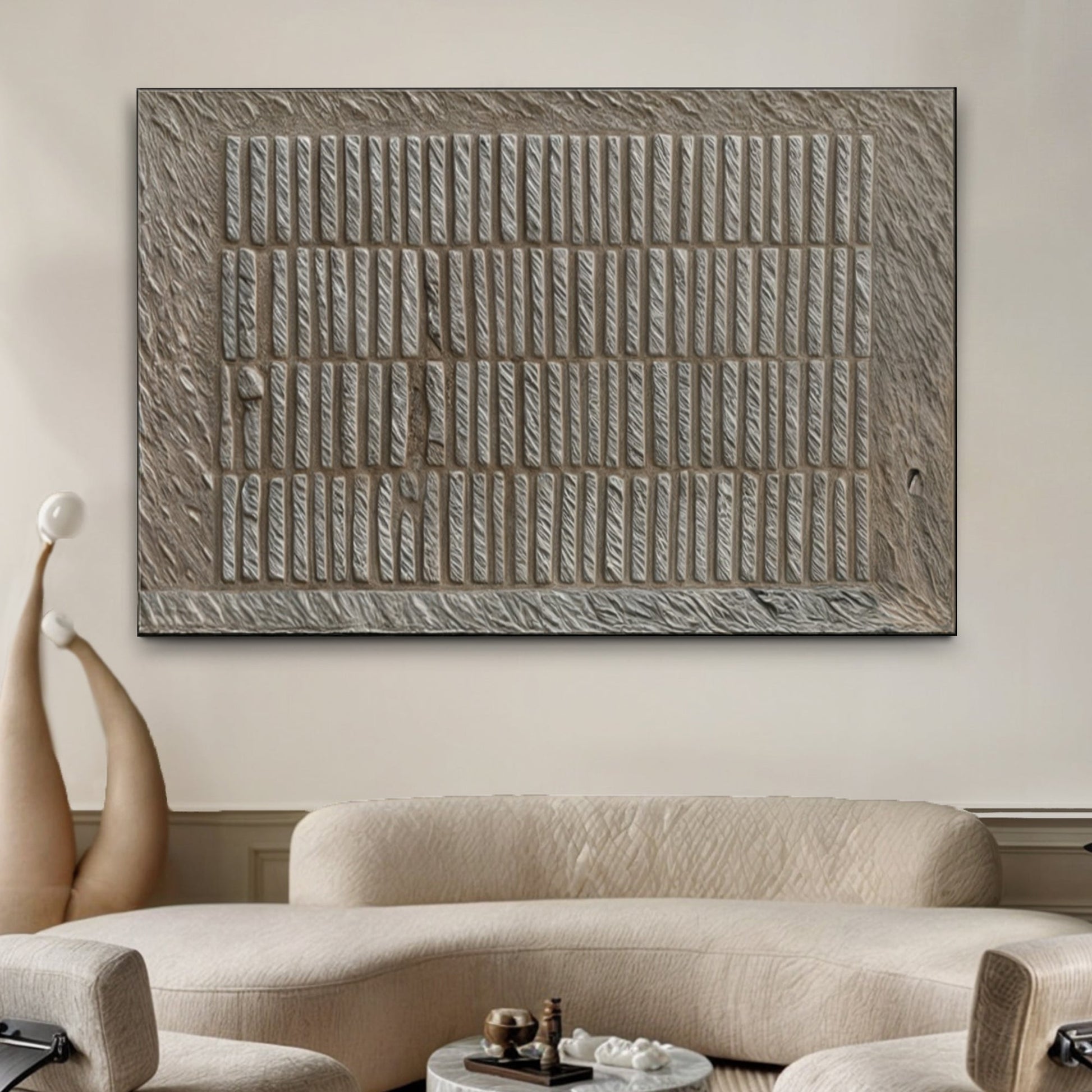 Modern Stone Pattern Wall Art canvas Tailored Canvases, gray textured stone crafting canvas on Tampa Home & Garden Store