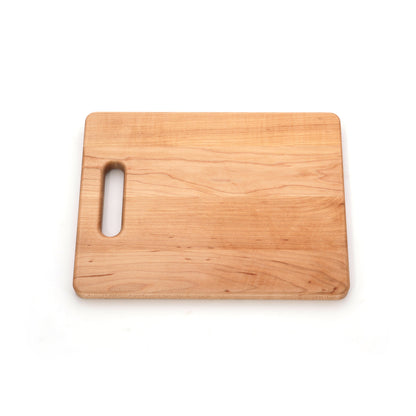Single Handle Cutting Board natural wood with rounded edges Refine Kitchenware on Tampa Home & Garden Store