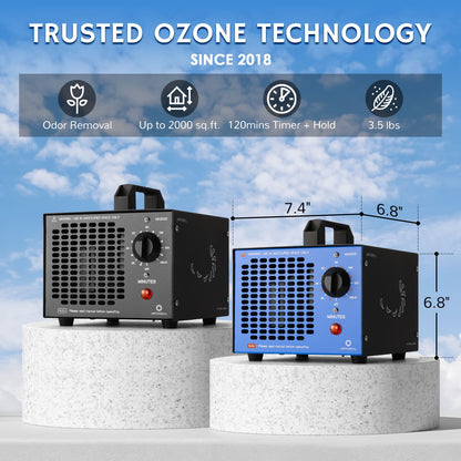 MA5000 Ozone Generator, Replaceable Ozone Plate Option - Tampa Home & Garden Store