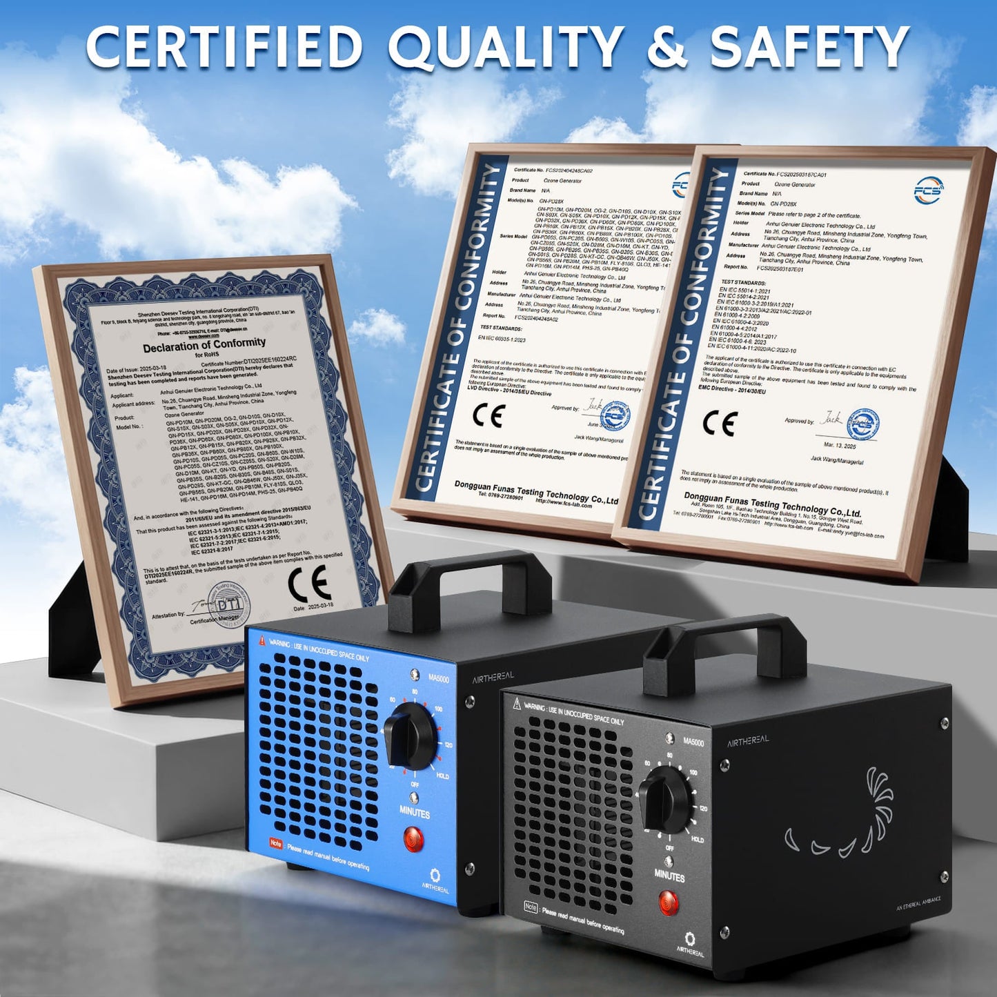 MA5000 Ozone Generator, Replaceable Ozone Plate Option - Tampa Home & Garden Store