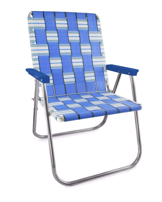 Blue Sands Magnum Chair with Blue Arms outdoor chair Lawn Chair USA on Tampa Home & Garden Store