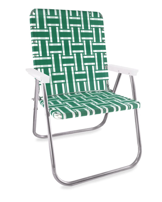 Green and White Stripe Magnum Chair - Tampa Home & Garden Store