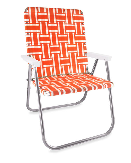 Orange and White Stripe Magnum Chair - Tampa Home & Garden Store
