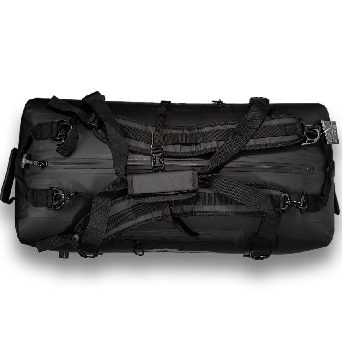 Ridge Bag Medium Outdoor Duffel in black with durable straps and buckles by Ridge Belts on Tampa Home & Garden Store