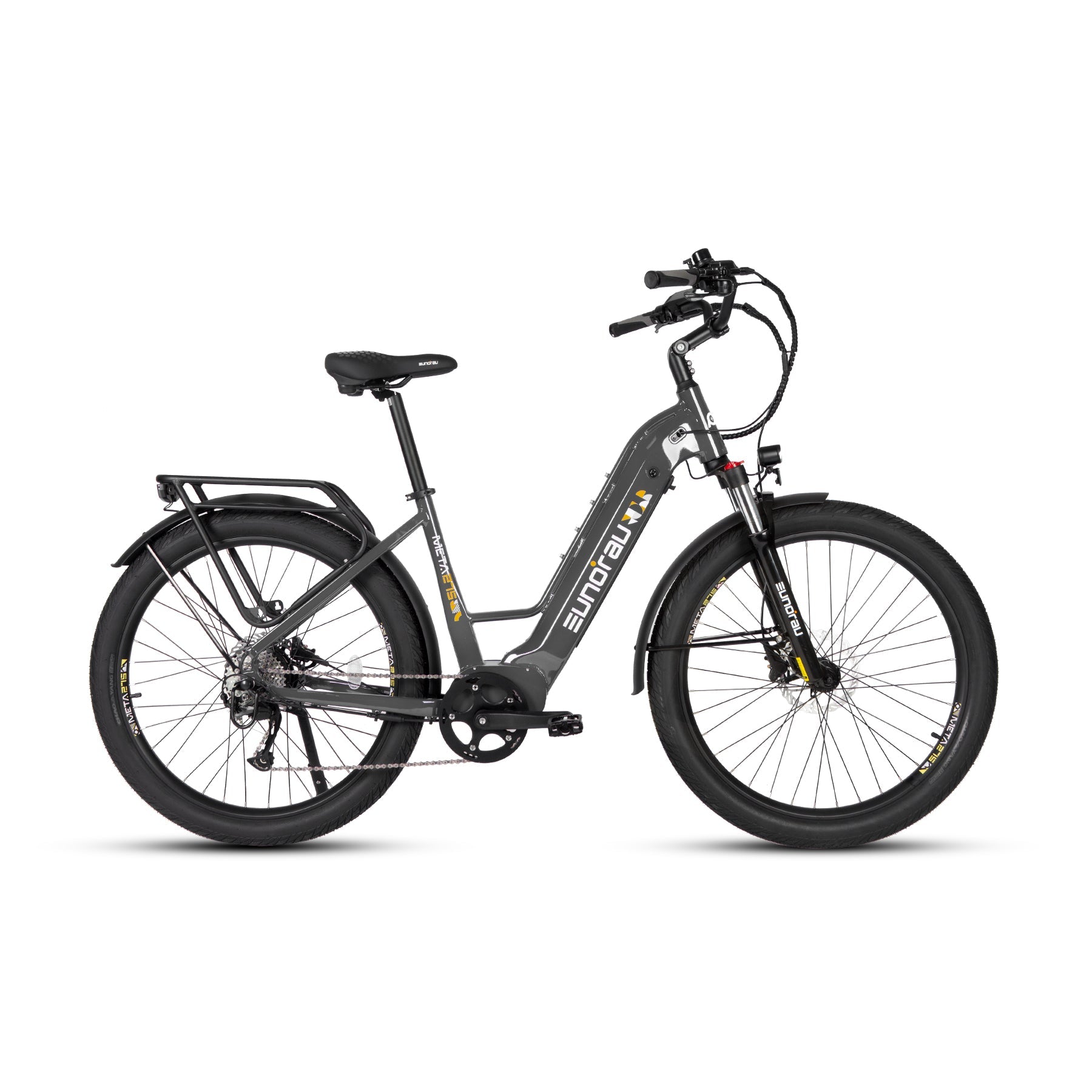 META275 2.0 electric bicycle, black frame, by EUNORAU E-BIKE US on Tampa Home & Garden Store