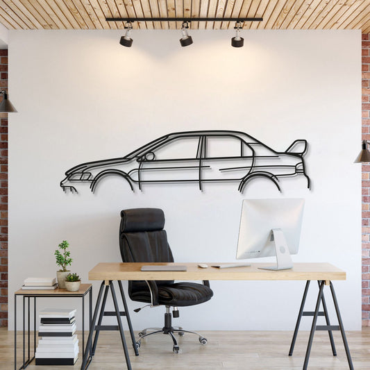 Décoration Murale Voiture Métal Classique Evo IX - MT0965