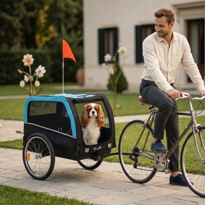 Dog bike trailer by Furr Baby Gifts with 20-inch air tires and quick-release wheels on Tampa Home & Garden Store