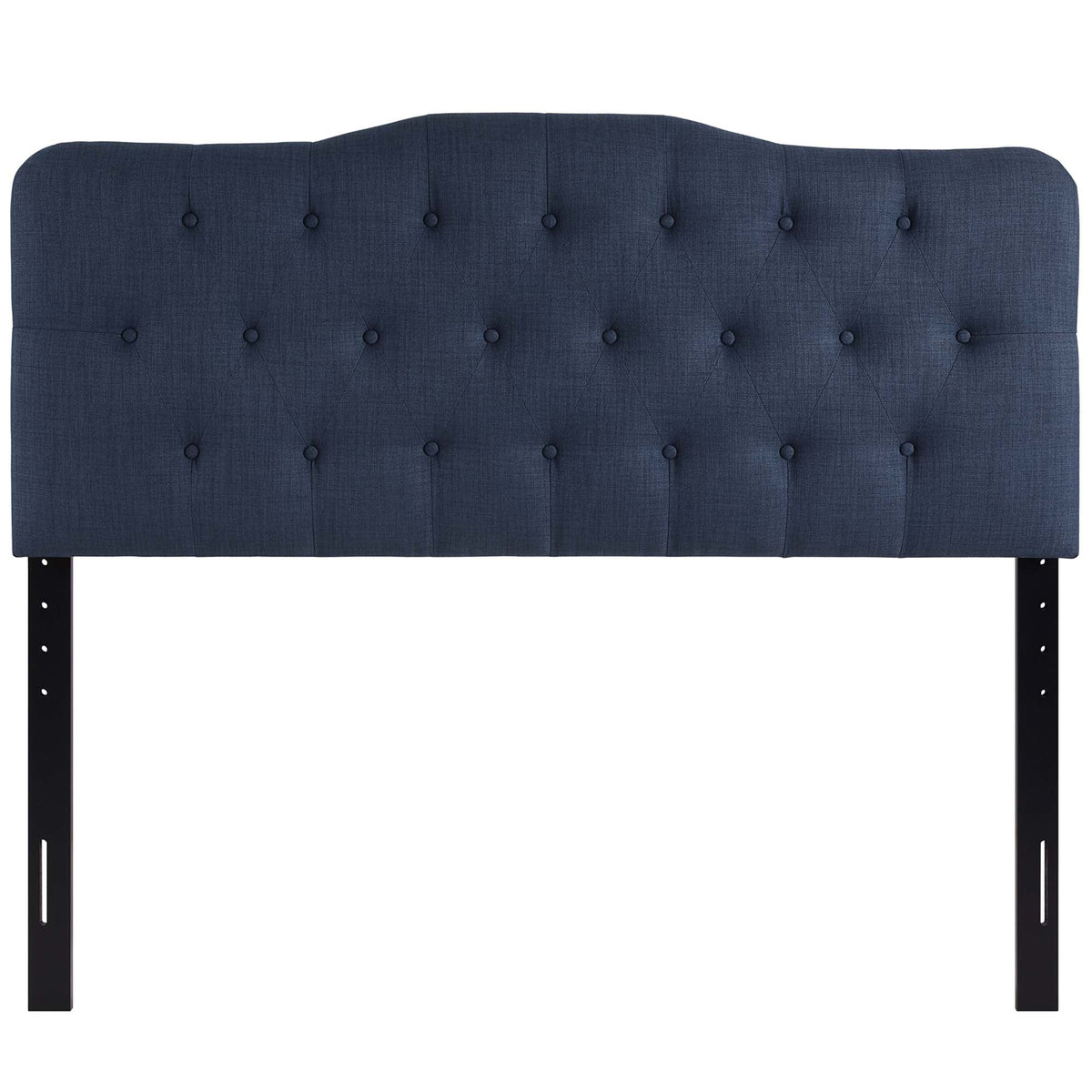 Annabel upholstered fabric queen headboard navy with diamond tufting by Modway on Tampa Home & Garden Store