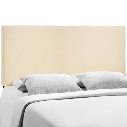 Region upholstered queen headboard in beige textured fabric by Modway on Tampa Home & Garden Store