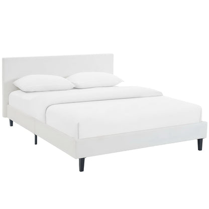 Modway Anya Full Bed with Padded Vinyl Headboard