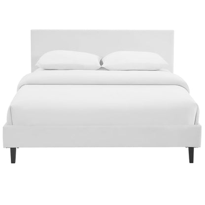 Modway Anya Full Bed with Padded Vinyl Headboard