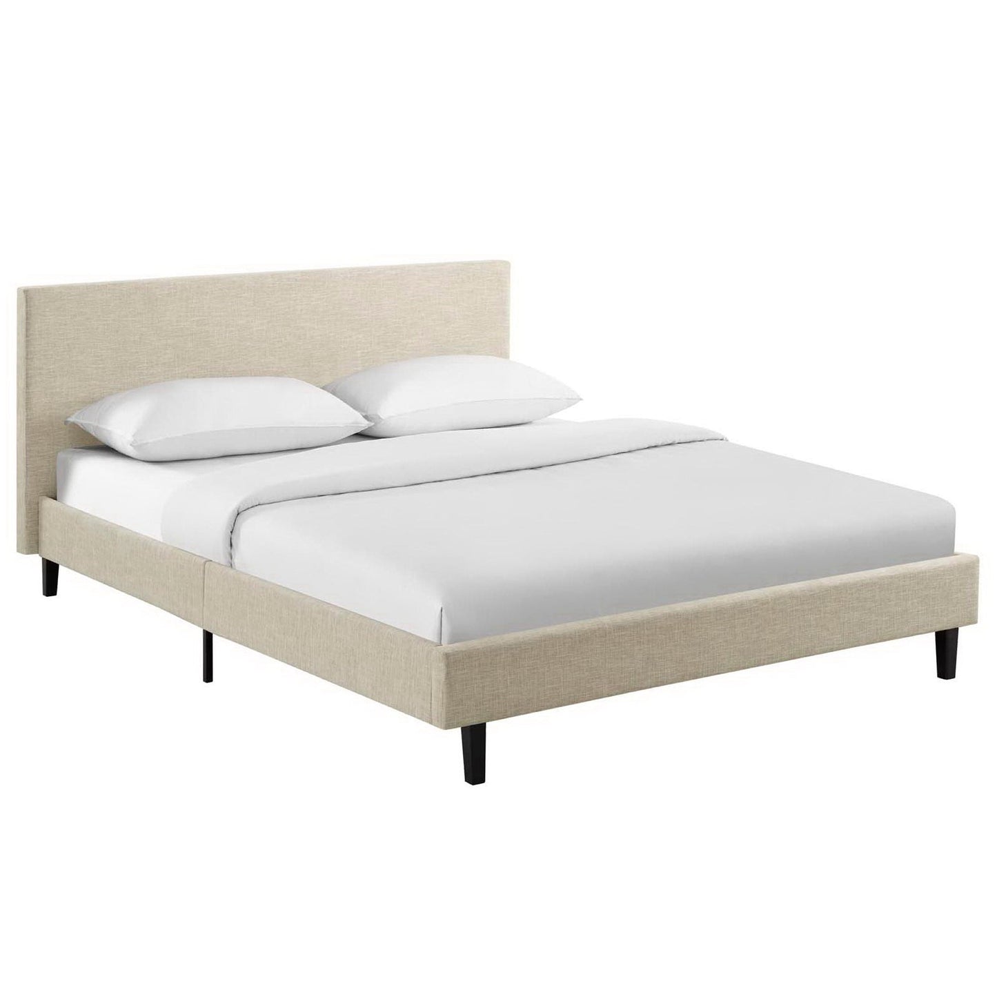Anya Fabric Queen Upholstered Bed By Modway
