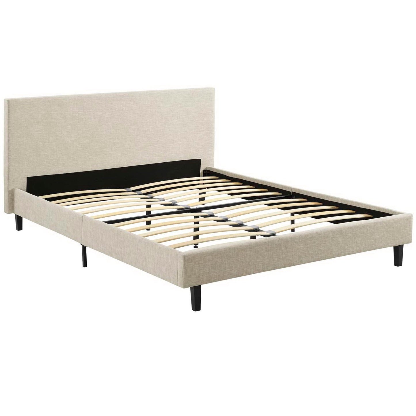 Anya Fabric Queen Upholstered Bed By Modway