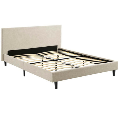 Anya Fabric Queen Upholstered Bed By Modway
