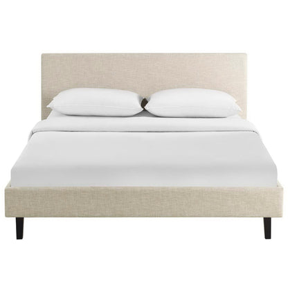 Anya Fabric Queen Upholstered Bed By Modway