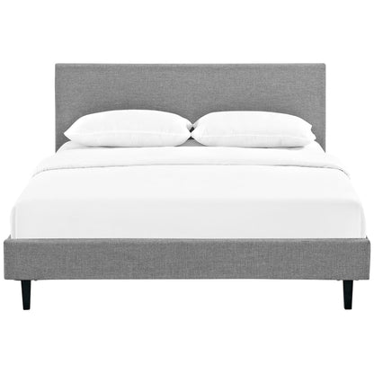 Anya Fabric Queen Upholstered Bed By Modway