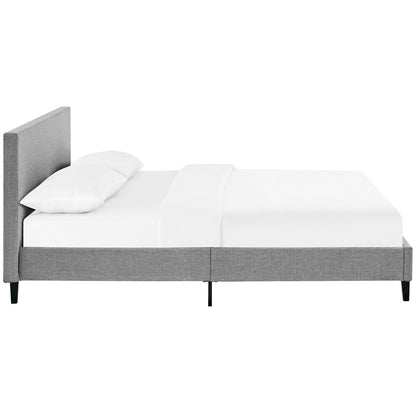 Anya Fabric Queen Upholstered Bed By Modway