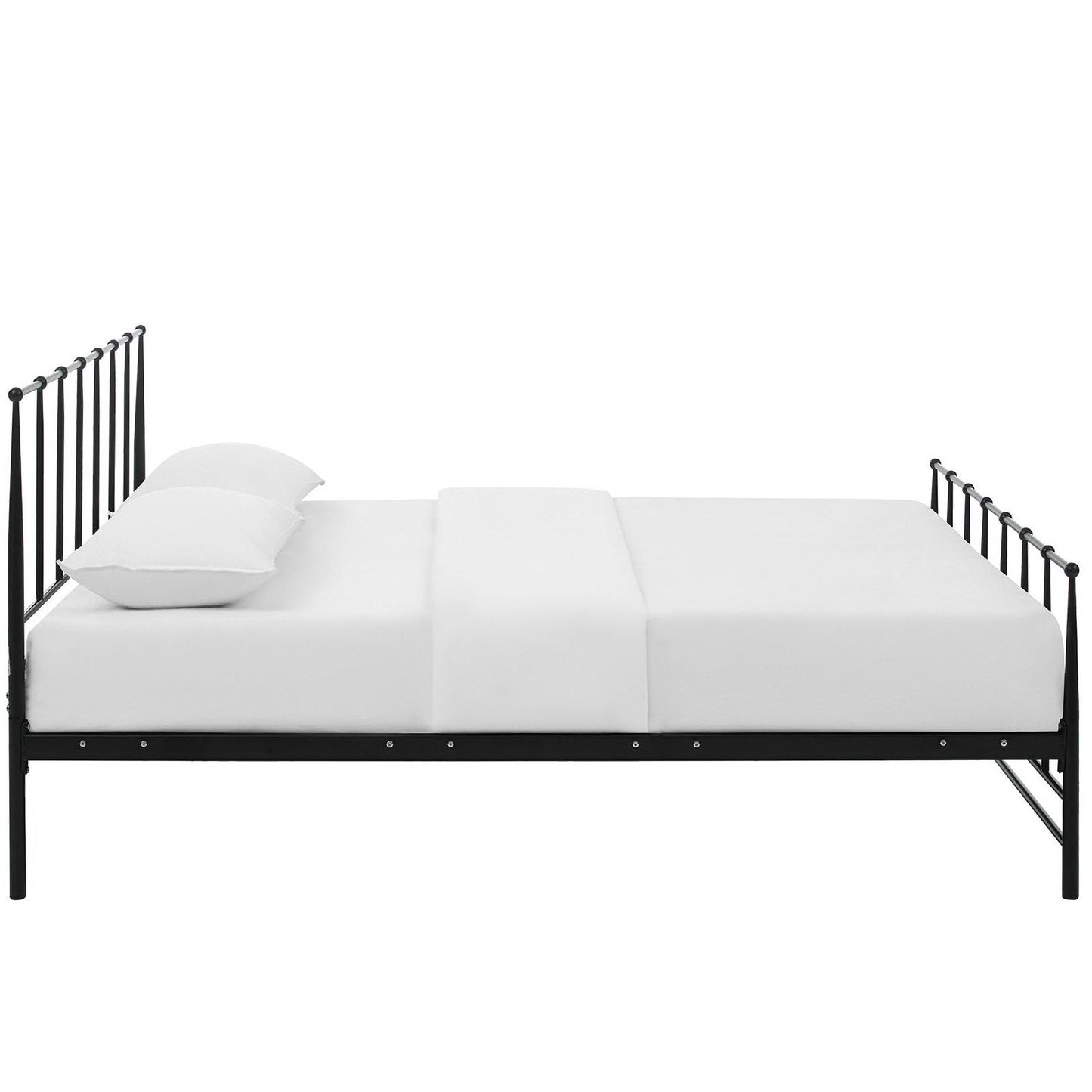 Modern Estate Queen Platform Bed by Modway Steel