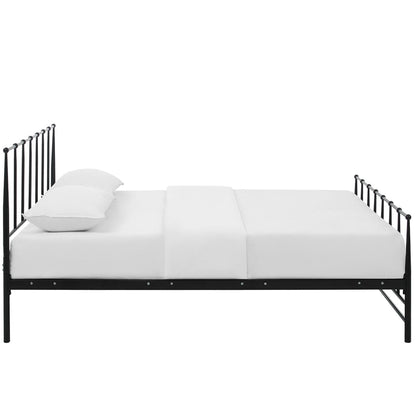 Modern Estate Queen Platform Bed by Modway Steel