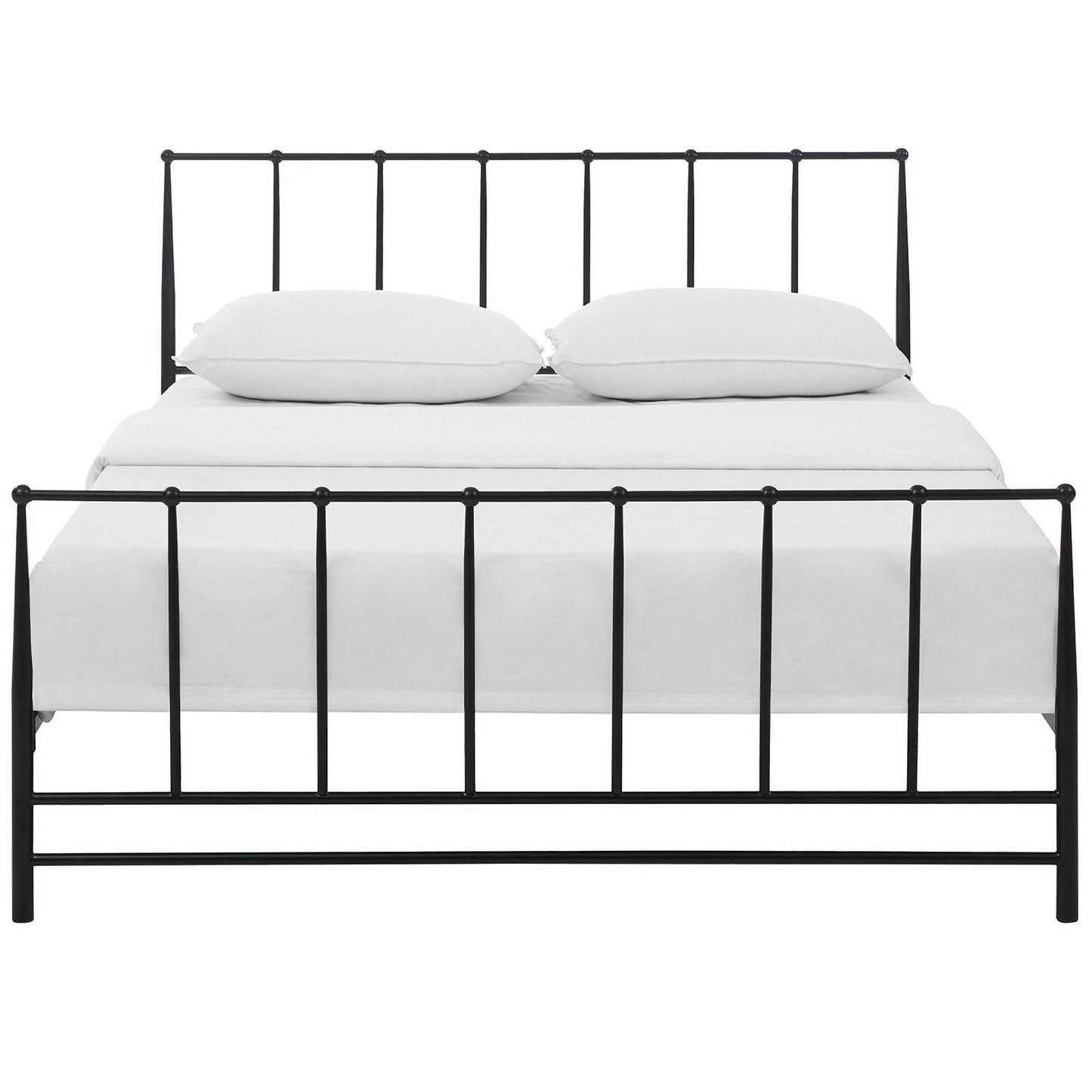 Modern Estate Queen Platform Bed by Modway Steel