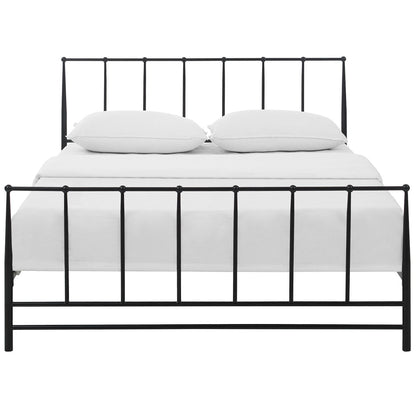 Modern Estate Queen Platform Bed by Modway Steel