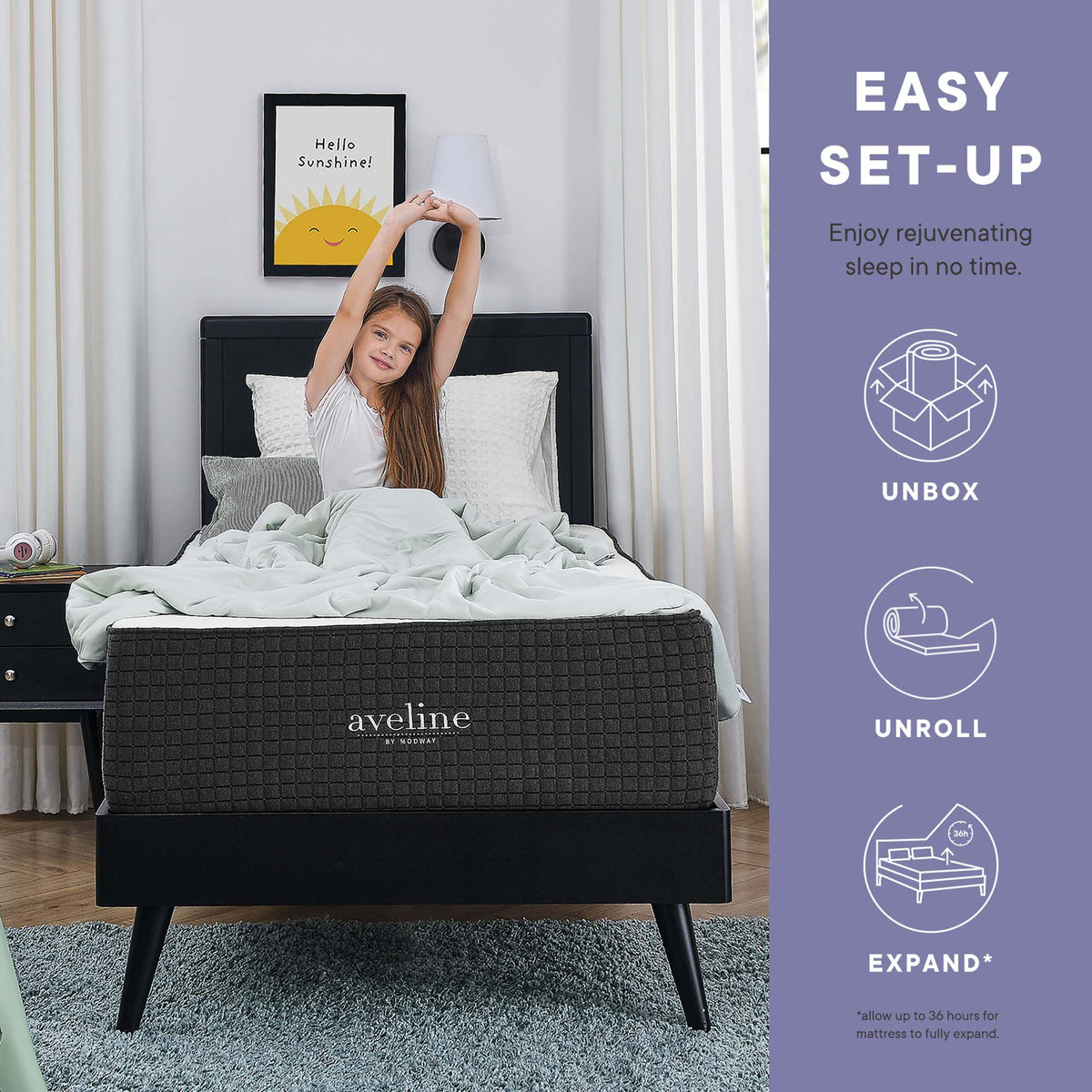 Modway Aveline 10 Inch Mattress for Daily Comfort