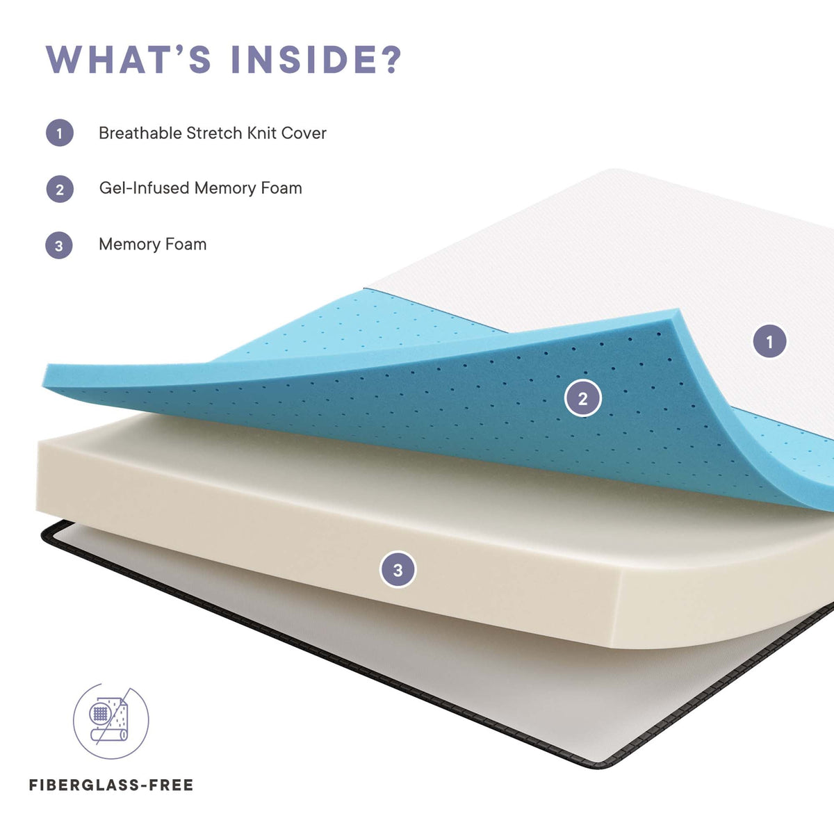Aveline King Size Gel Memory Foam Mattress