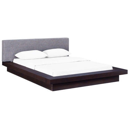 Freja Fabric Queen Platform Bed and Frame