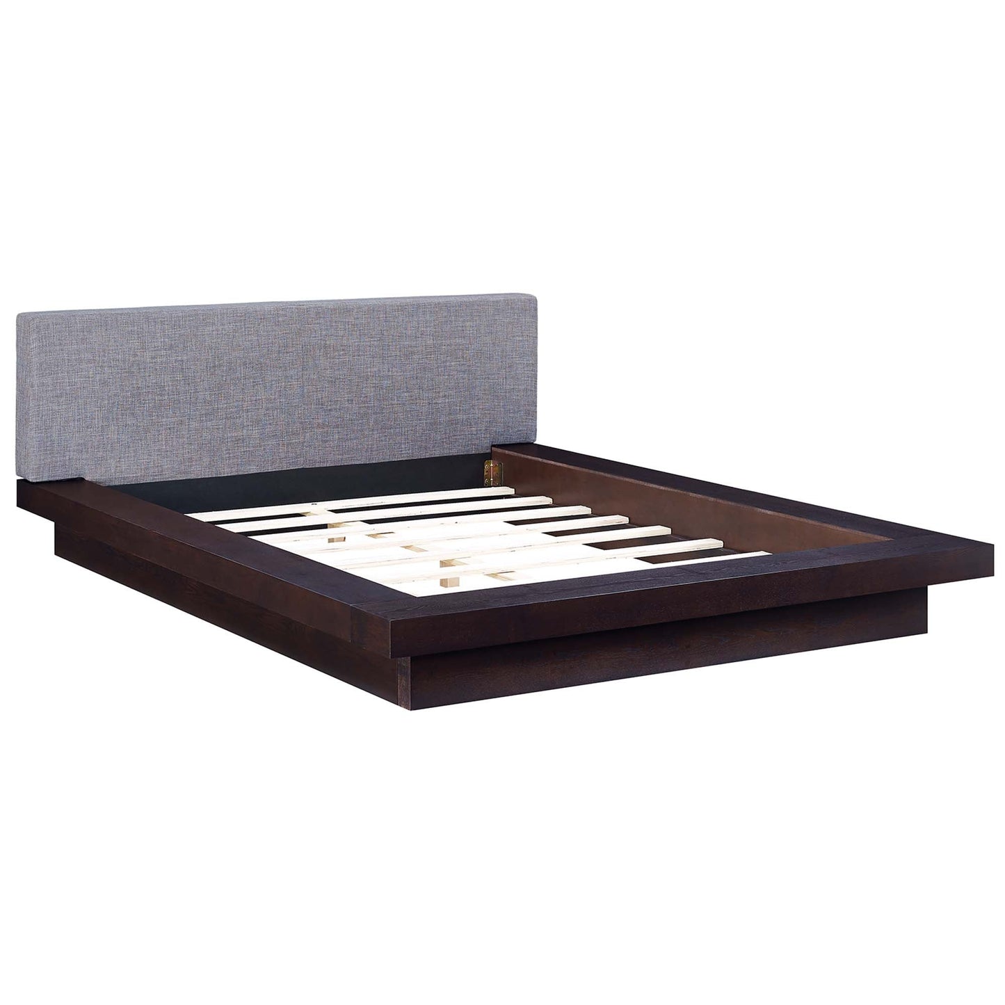 Freja Fabric Queen Platform Bed and Frame