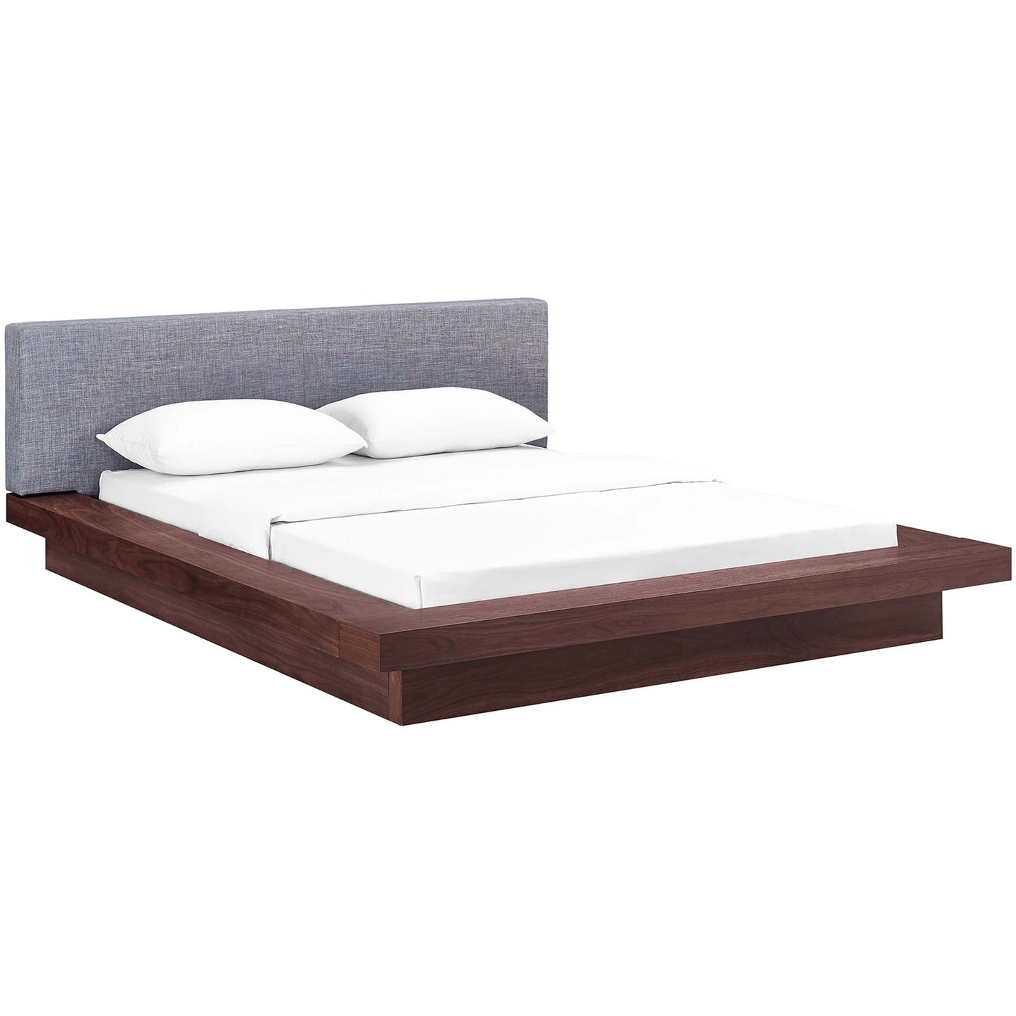Freja Fabric Queen Platform Bed and Frame