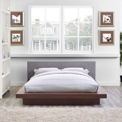 Freja Fabric Queen Platform Bed and Frame
