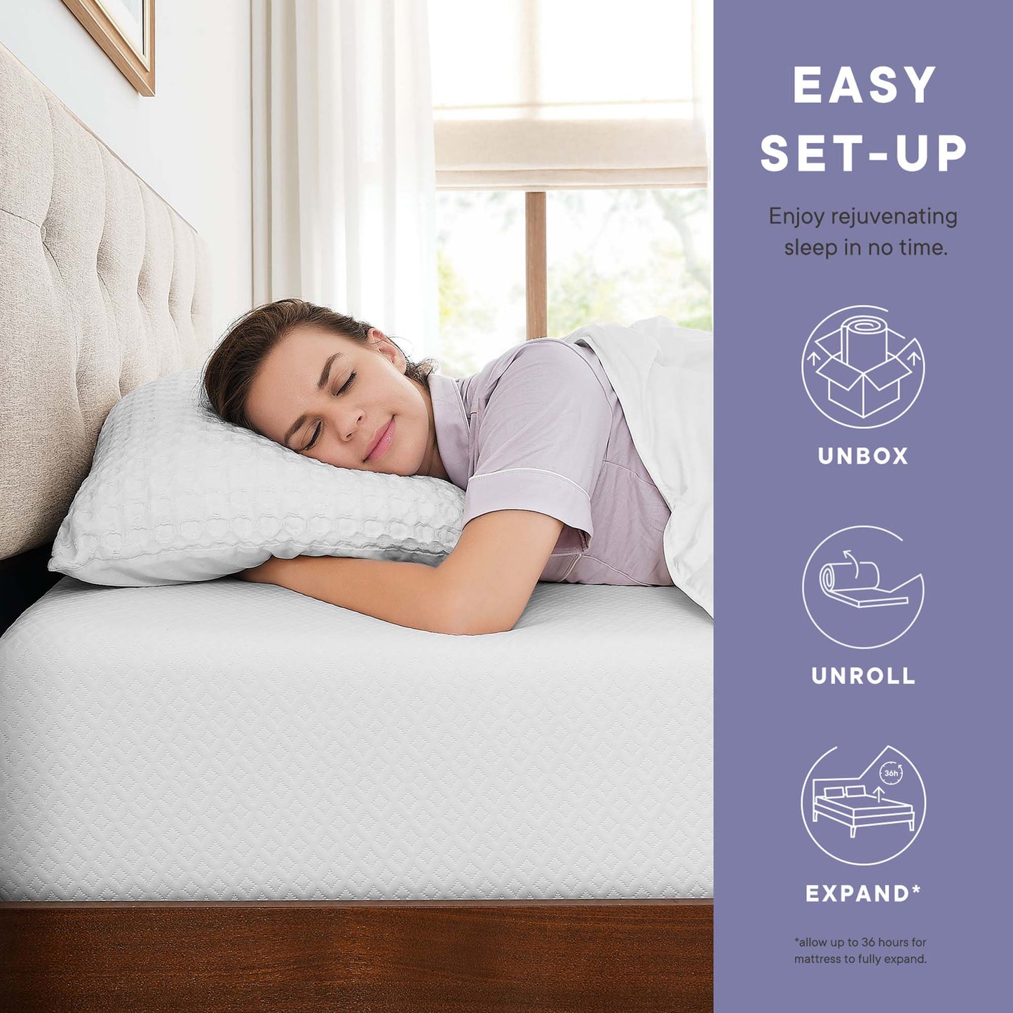 Mila 6 Inch Memory Foam Mattress by Modway