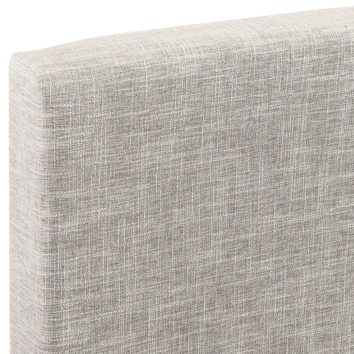 Taylor upholstered linen headboard full/queen size in beige fabric by HouseOfZazla on Tampa Home & Garden Store