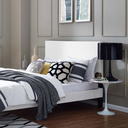 Taylor Upholstered Linen Full/Queen Headboard by Modway in light beige fabric beds & headboards on Tampa Home & Garden Store