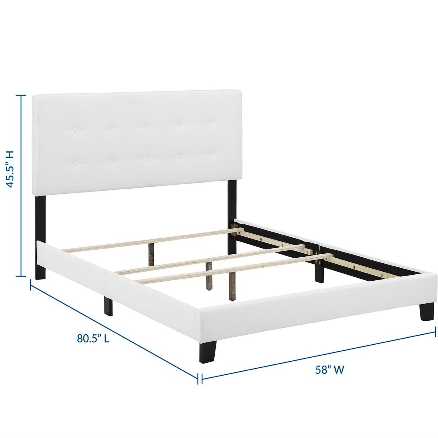 Modern Amira Upholstered Fabric Bed by Modway