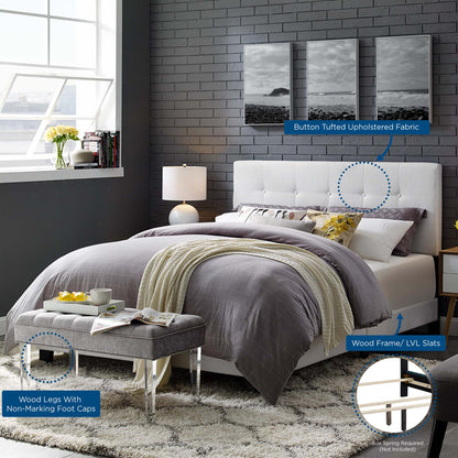 Modern Amira Upholstered Fabric Bed by Modway