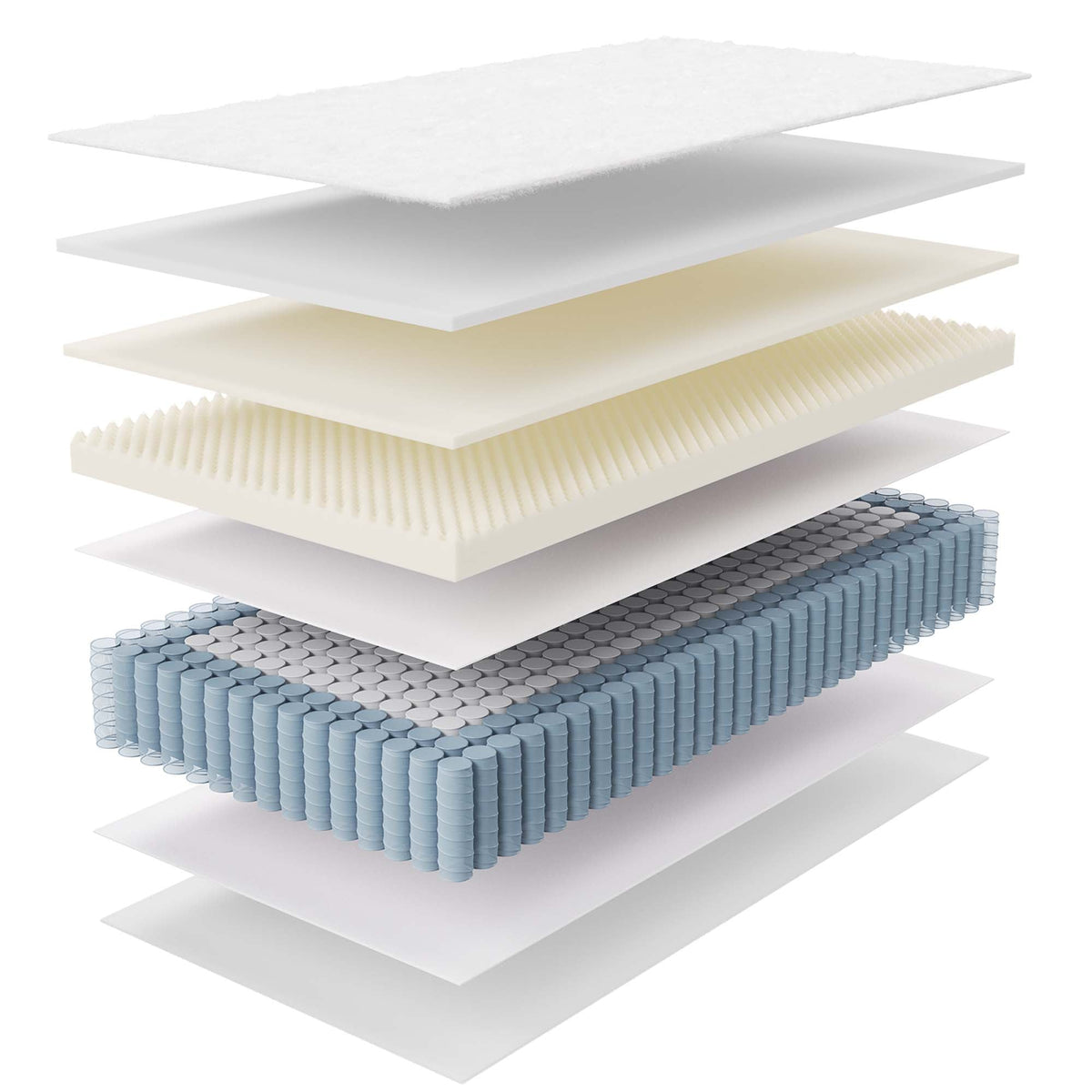Jenna 14in twin innerspring foam mattress with quilted top and foam coils on Tampa Home & Garden Store